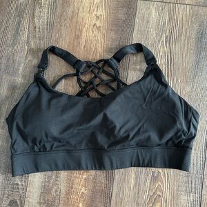 Sweat and Milk Chloé Nursing Sports Bra - Black